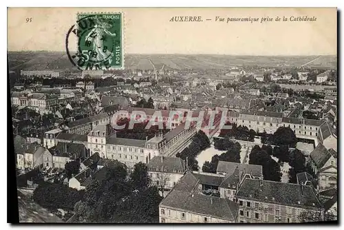 Ansichtskarte AK Auxerre vue panoramique prise de la Cathedrale