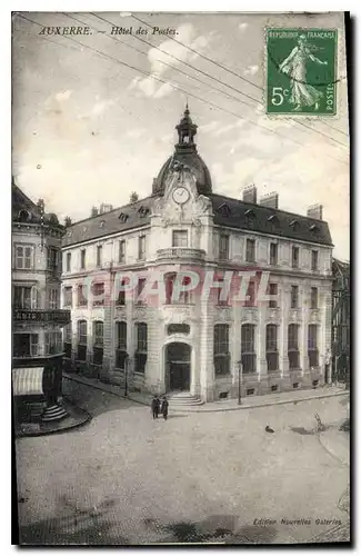 Cartes postales Auxerre Hotel des Postes
