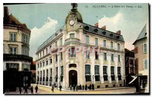 Cartes postales Auxerre l'hotel des postes