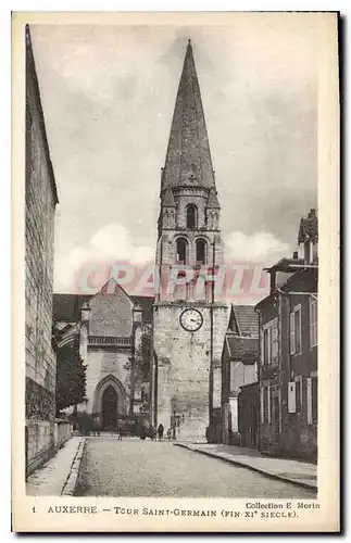 Cartes postales Auxerre Tour Saint Germain XI siecle