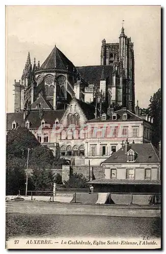 Ansichtskarte AK Auxerre La Cathedrale Eglise Saint etienne l'Abside