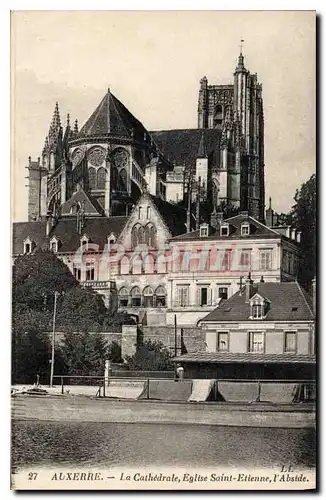 Cartes postales Auxerre La Cathedrale Eglise Saint etienne l'Abside