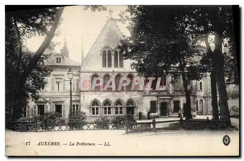 Cartes postales Auxerre La Prefecture