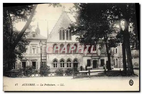 Cartes postales Auxerre La Prefecture