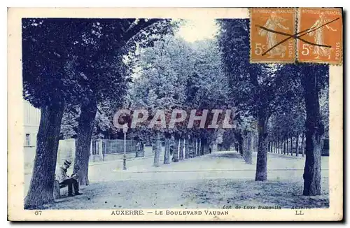 Cartes postales Auxerre Le boulevard Vauban