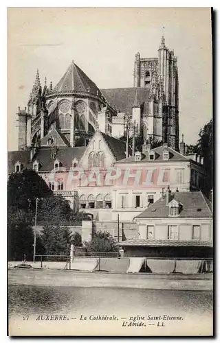 Cartes postales Auxerre La Cathedrale Eglise Saint Etienne l'Abside