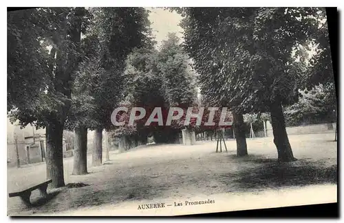 Cartes postales Auxerre Les Promenades