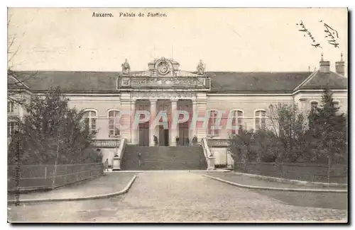 Ansichtskarte AK Auxerre Palais de Justice