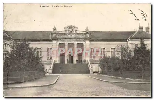 Cartes postales Auxerre Palais de Justice