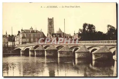 Cartes postales Auxerre Le Pont Paul Bert