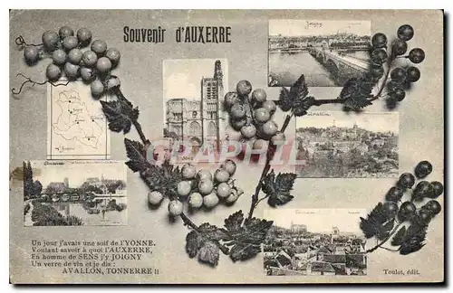 Ansichtskarte AK Souvenir Auxerre