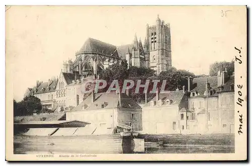 Cartes postales Auxerre Abside de la Cathedrale