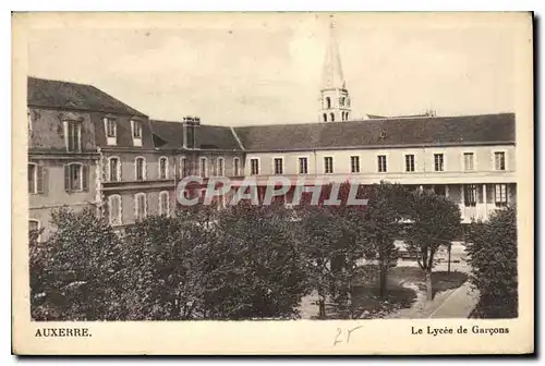 Cartes postales Auxerre le Lycee de Garcons
