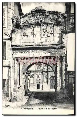 Ansichtskarte AK Auxerre Porte Saint Pierre