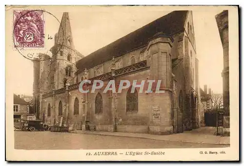 Ansichtskarte AK Auxerre l'Eglise St Eusebe