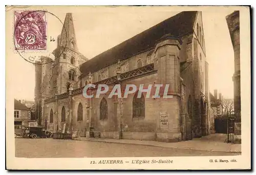 Cartes postales Auxerre l'Eglise St Eusebe