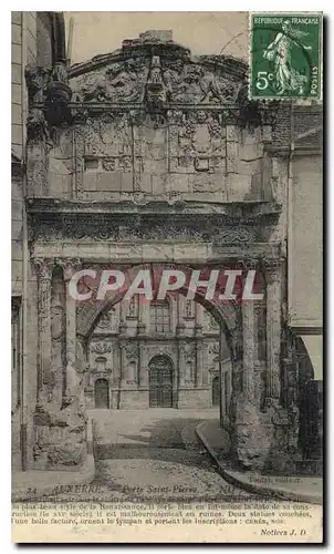 Cartes postales Auxerre Porte Saint Pierre