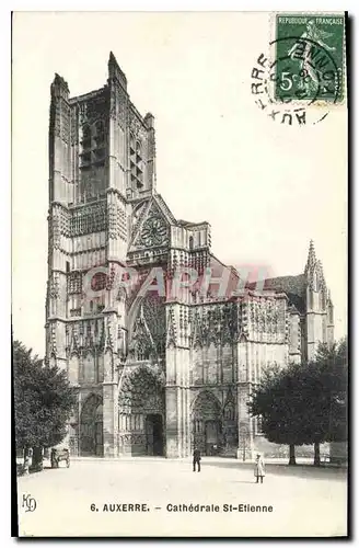 Cartes postales Auxerre Cathedrale St Etienne