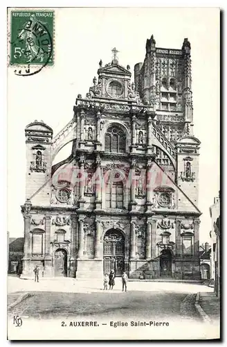 Cartes postales Auxerre Eglise Saint Pierre