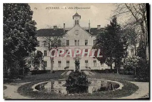 Cartes postales Auxerre l'Asile Departemental