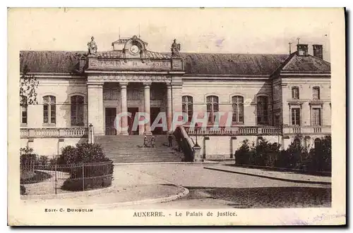 Cartes postales Auxerre le Palais de Justice