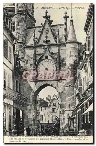 Cartes postales Auxerre l'Horloge