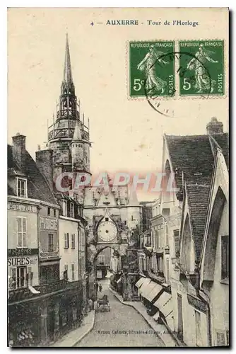 Cartes postales Auxerre Tour de l'Horloge