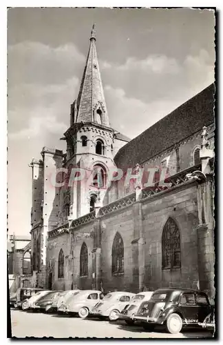 Cartes postales Auxerre Yonne Eglise Saint Eusebe Automobile