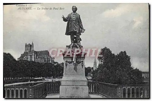 Ansichtskarte AK Auxerre la statue de Paul Bert