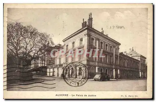 Cartes postales Auxerre le Palais de Justice