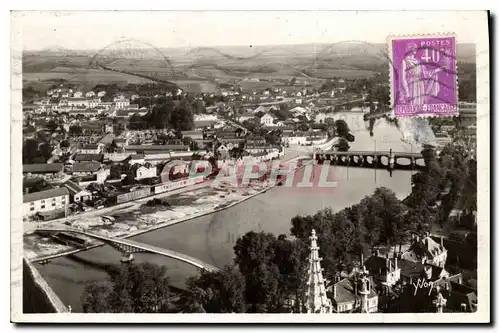 Cartes postales Auxerre Yonne vue generale Shell Trottier