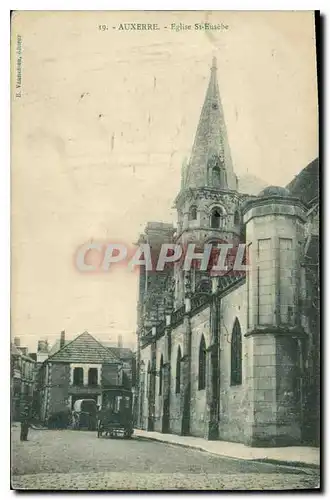 Ansichtskarte AK Auxerre Eglise St Eusebe