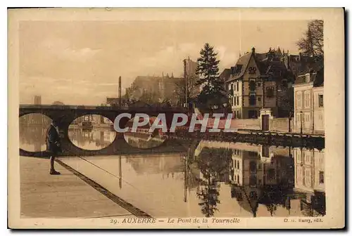 Ansichtskarte AK Auxerre le Pont de la Tournelle