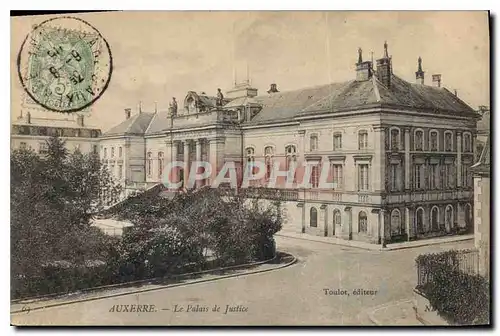 Ansichtskarte AK Auxerre le Palais de Justice