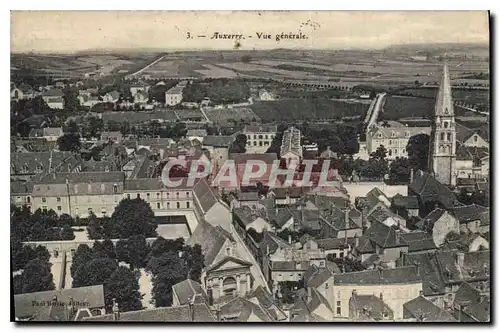 Cartes postales Auxerre vue generale