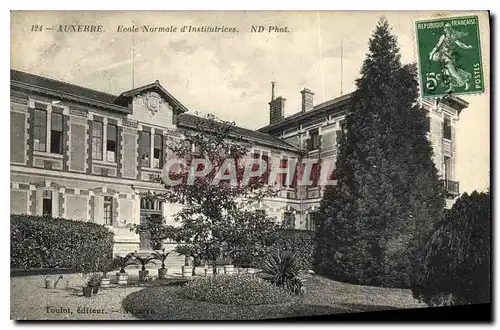 Cartes postales Auxerre Ecole Normale d'Institutrices