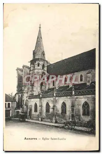 Cartes postales Auxerre eglise Saint Eusebe
