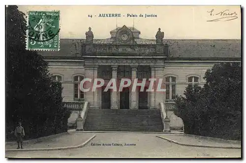 Ansichtskarte AK Auxerre palais de Justice