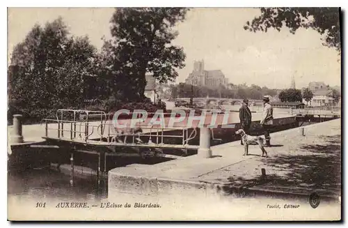 Cartes postales Auxerre l'Ecluse du Batardeau