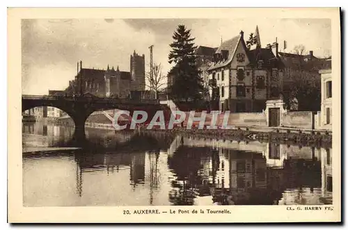 Ansichtskarte AK Auxerre le Pont de la Tournelle