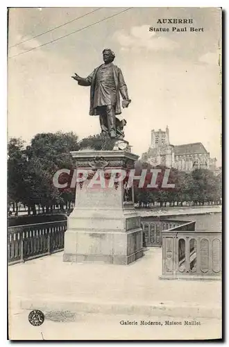 Cartes postales Auxerre Statue Paul Bert