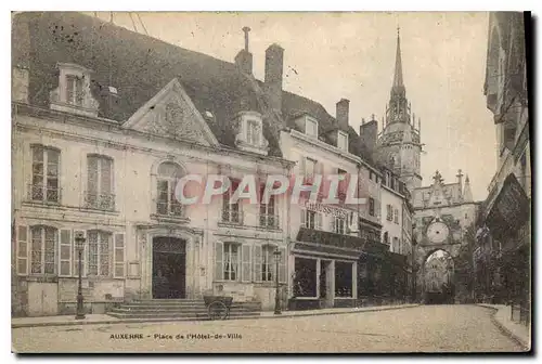 Ansichtskarte AK Auxerre Place de l'hotel de Ville