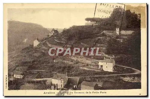 Ansichtskarte AK Avallon vue sur les Terreaux de la Petite Porte