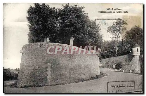 Cartes postales Avallon Terrasses de la Petite Porte