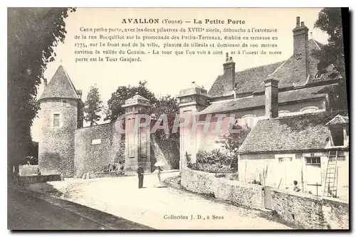 Cartes postales Avallon Yonne La Petite Porte