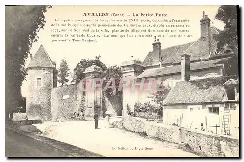 Cartes postales Avallon Yonne La Petite Porte