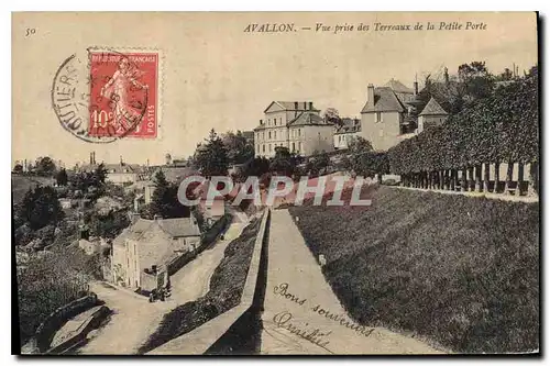 Cartes postales Avallon Vue prise des Terreaux de la Petite Porte