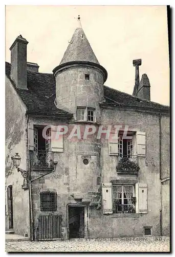 Cartes postales Avallon Maison du XV siecle Rue Saint Lazare