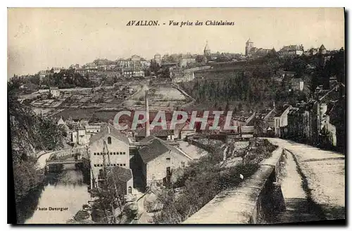 Cartes postales Avallon Vue prise des Chatelaines