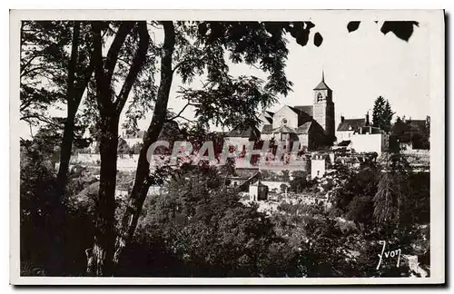 Ansichtskarte AK Avallon Yonne L'Eglise St Lazare vue du bois des Chaumes